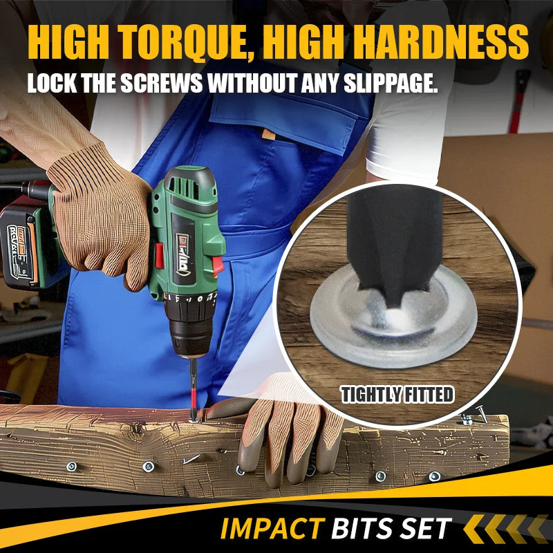 6/12 Pcs Magnetic Screwdriver Bits Non-slip Shockproof