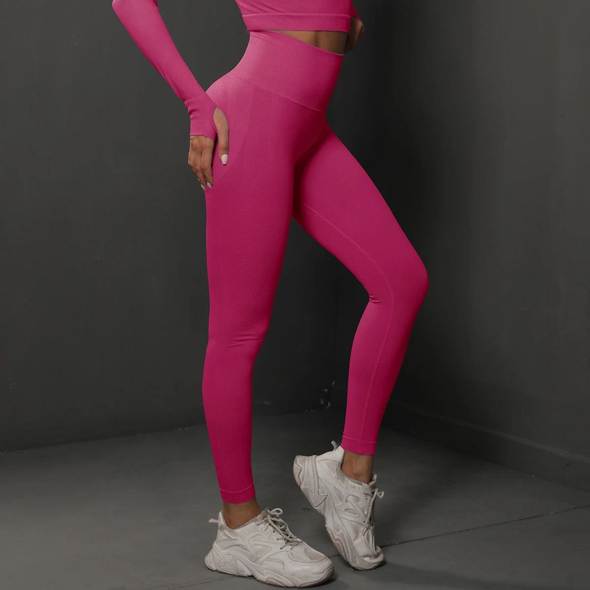 Naadloze gymleggings voor dames, yogabroeken,