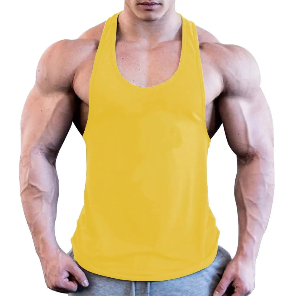 Men's Fitness Vest Sports Summer Cotton