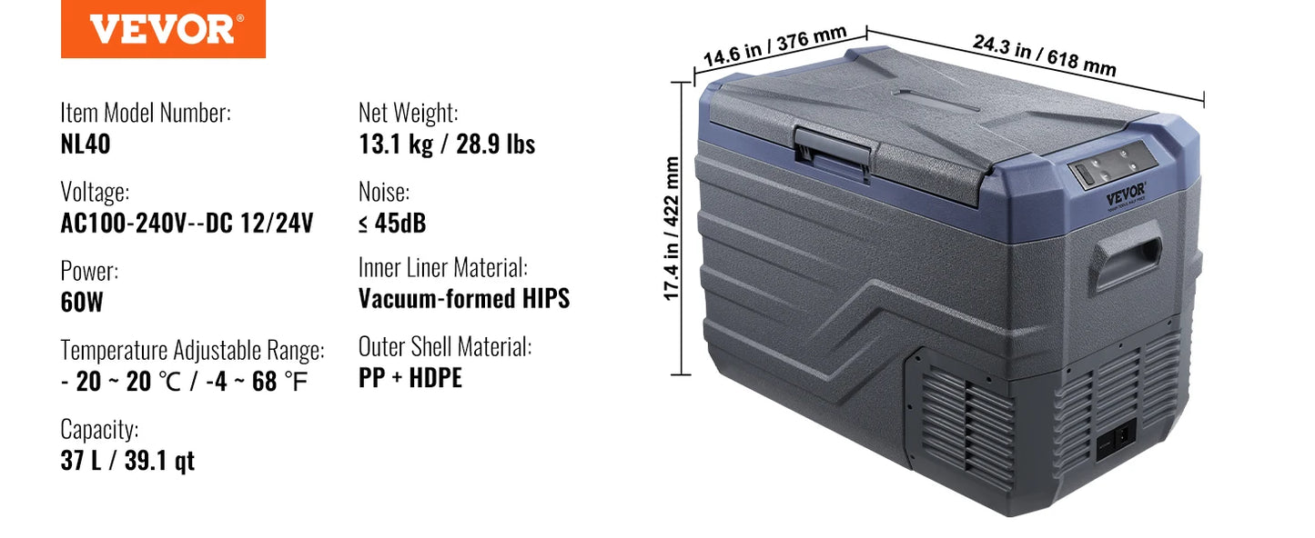 SucceBuy 8L to 75L Car Refrigerator