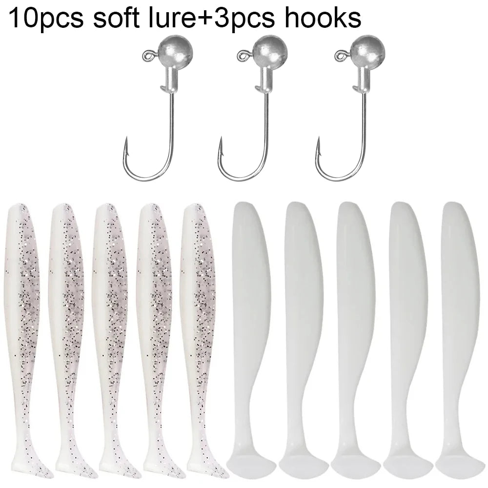 10PCS Soft Lure 5.5cm 7cm 10cm
