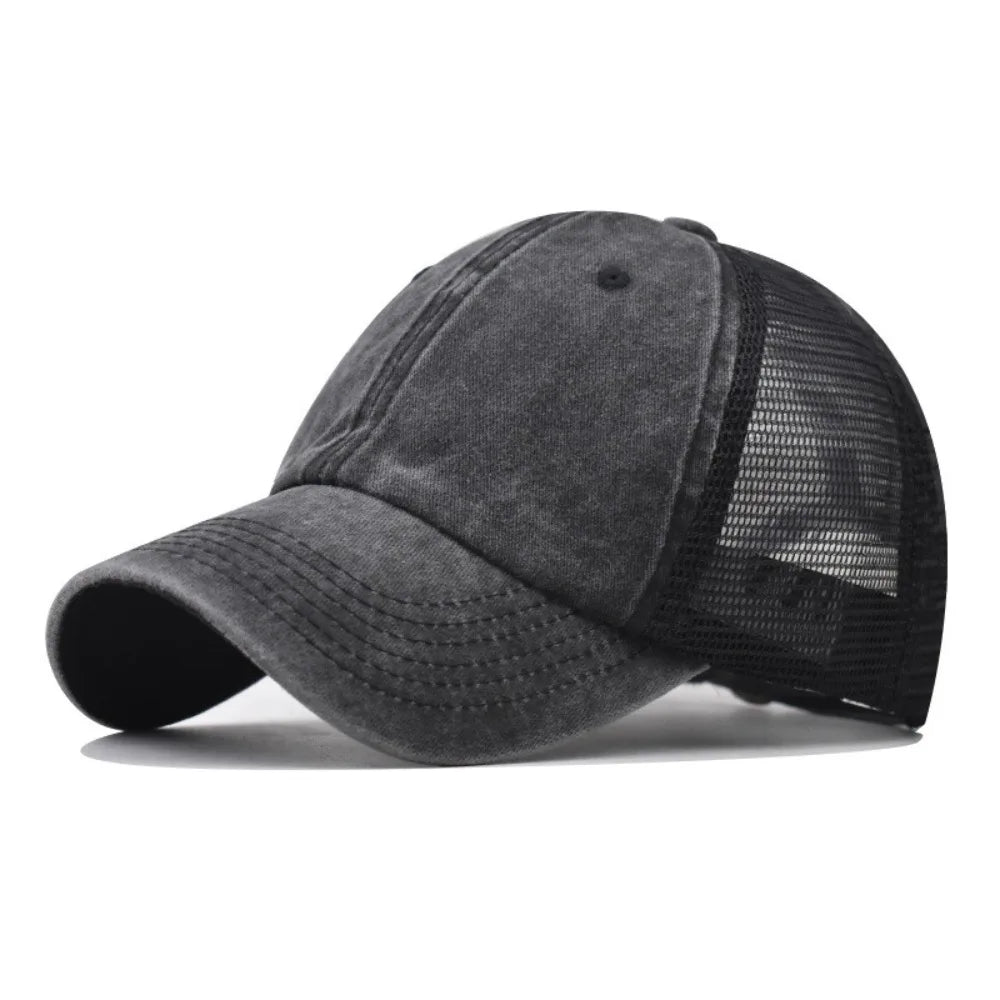UV Protection Sport Hat Washed Cotton Baseball Cap