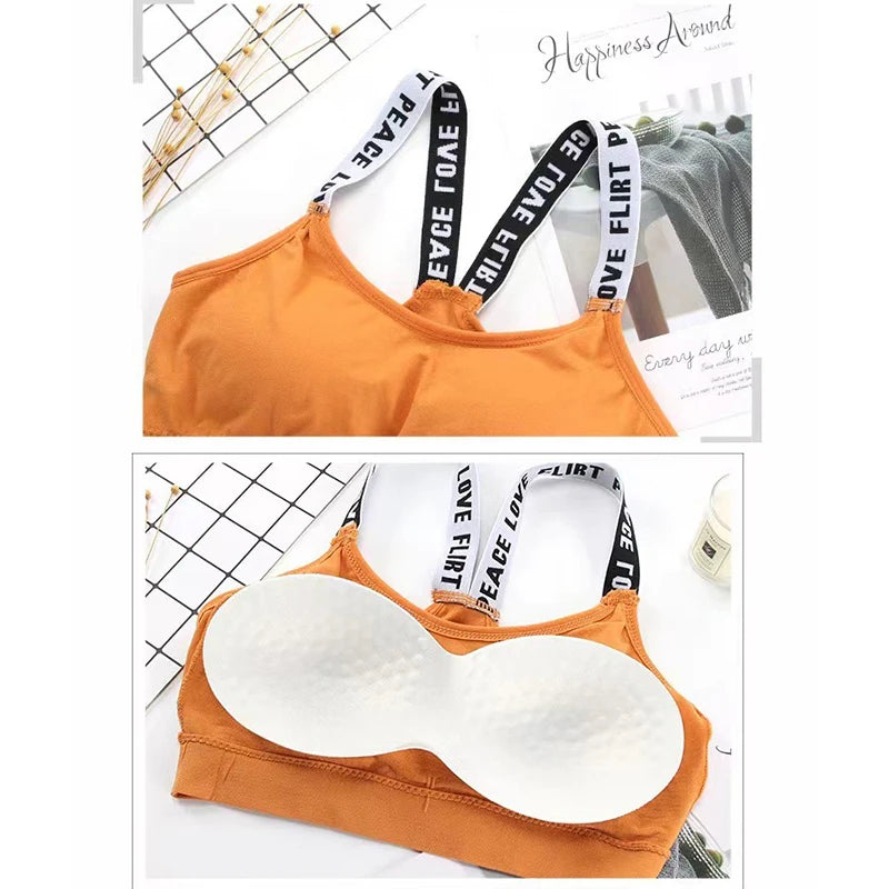 Women Sexy Sports Bra Tops For Gym Top Fitness Yoga Female
