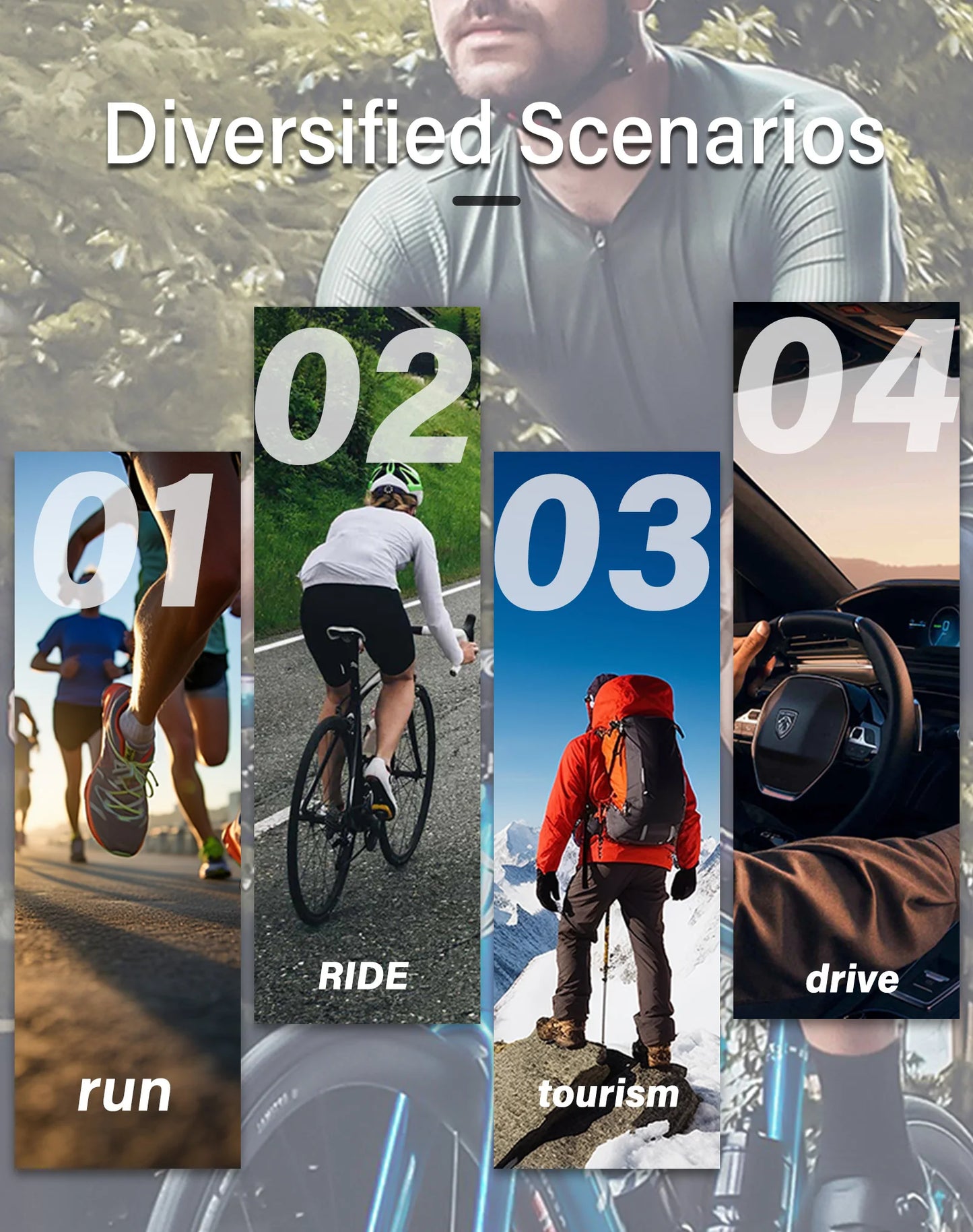 Fietsbrillen Mountainbike Zonnebrillen Buitenrijden Brillen Heren Dames