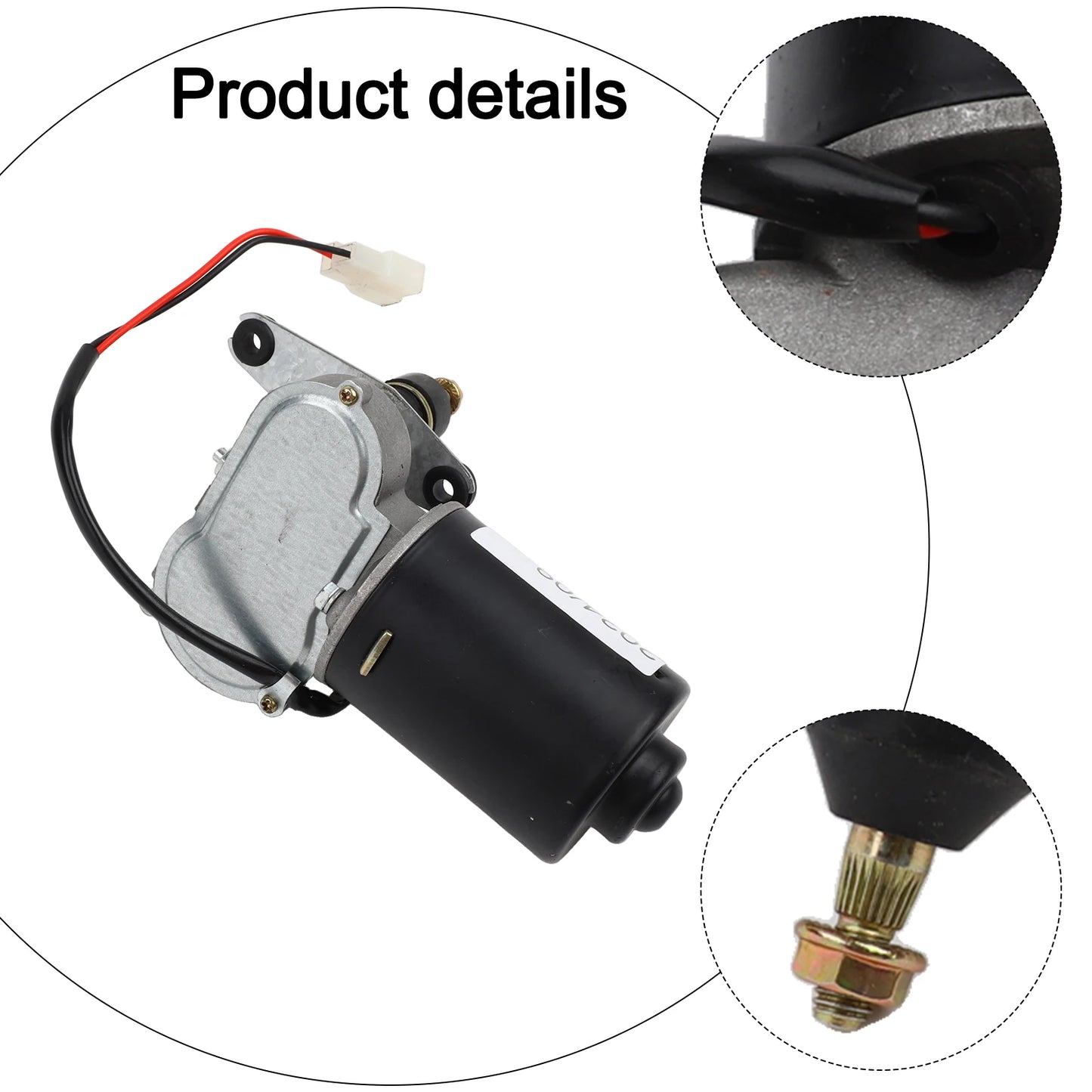 Elektrische ruitenwissermotor 12V ruitenwisser voor visboot, caravan,