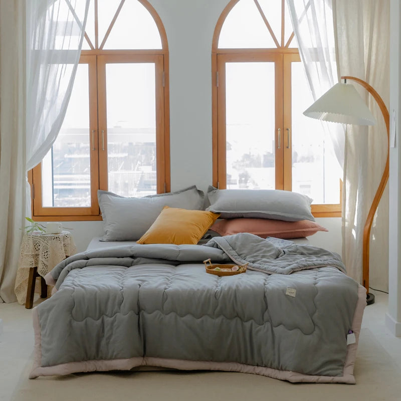 2025 New Japanese Polyester-Cotton Quilted Summer Duvet -