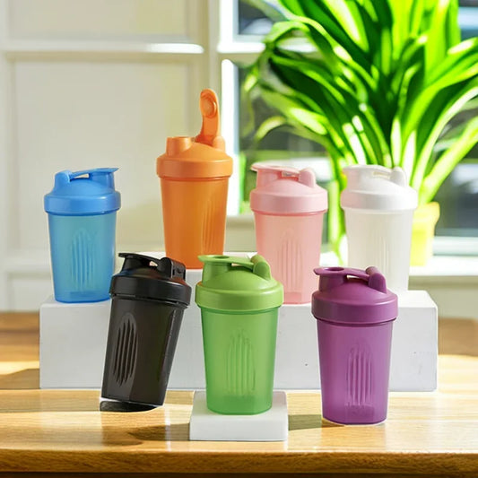 Sport Shaker Bottle 400ML Whey Protein Powder Mixing Bottle