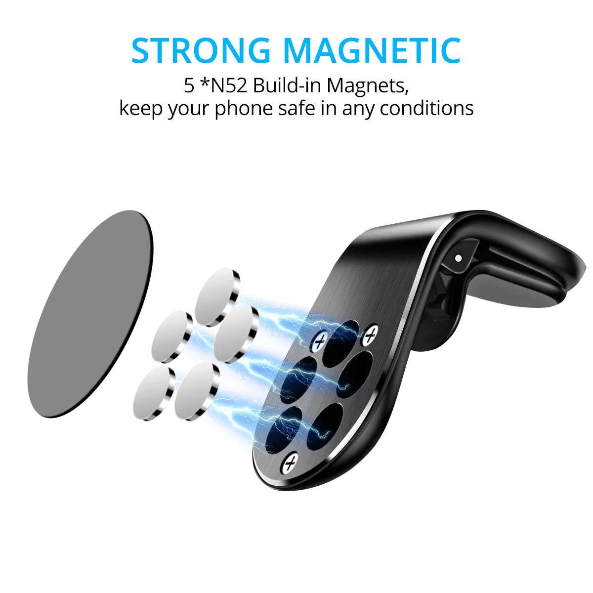 Magnetic Car Phone Holder  Multifunctional  Air
