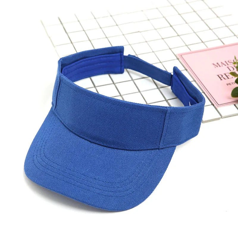 Sport Visor Hats Adjustable Empty Top Baseball Cap Sun