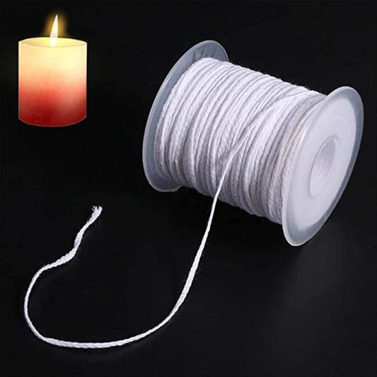 61m Cotton Woven Candle Wick DIY Handmade