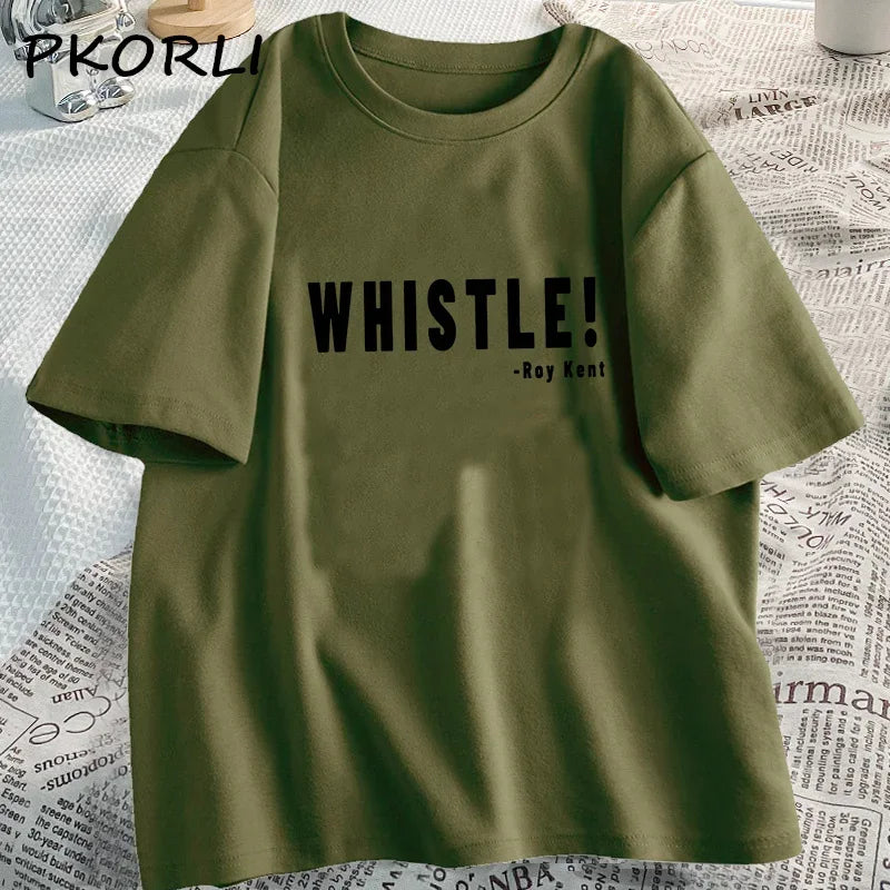 Whistle Roy Kent T Shirt Women Men Funny Ted Lassso