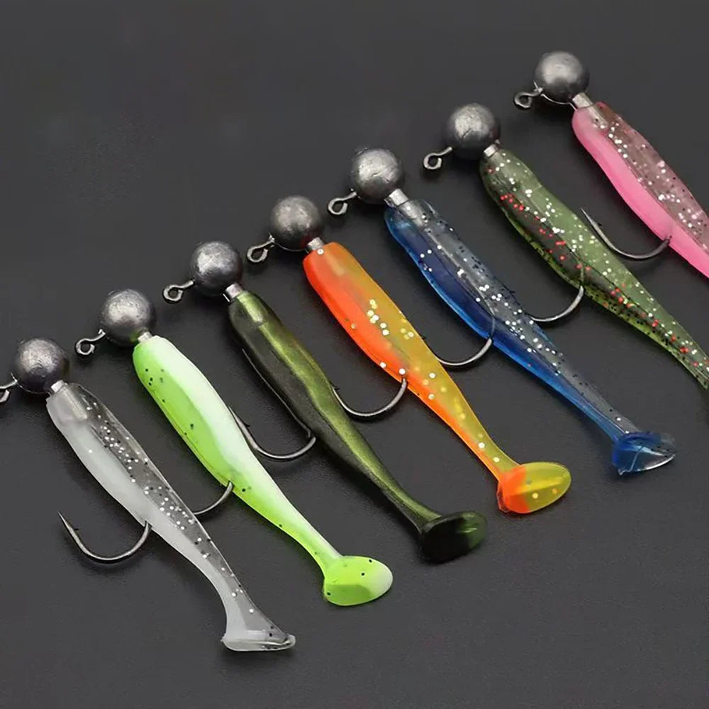 10PCS Soft Lure 5.5cm 7cm 10cm