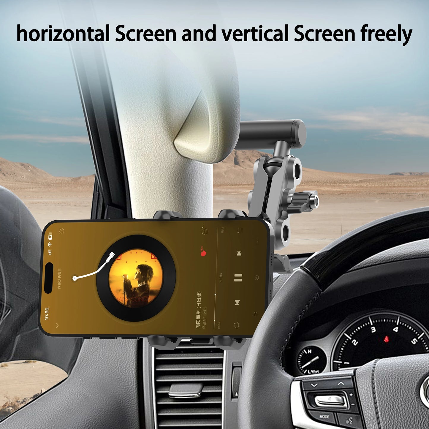 [Autohandgreep Armsteun Telefoonhouder] Auto A-stijl Mobiele
