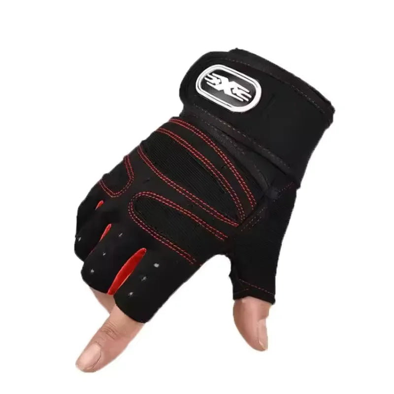 Cycling Gloves Gloves Half Finger Gloves Anti-Slip Shock-Absorbing