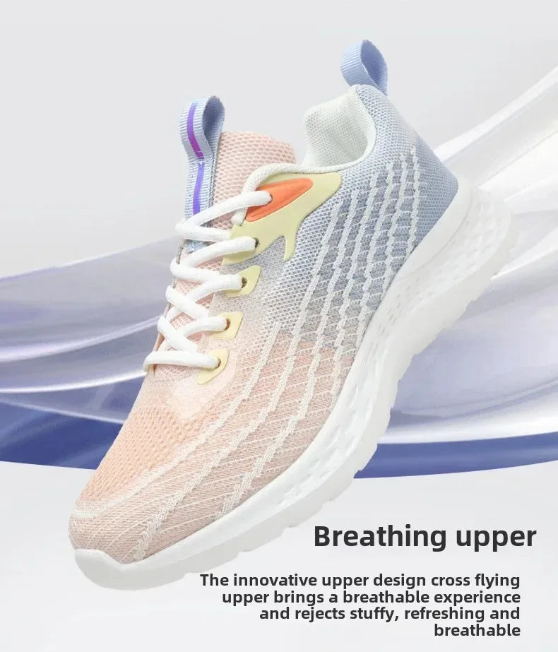 Women's Sports Shoes Spring 2025 New Knitted Casual Fashionable