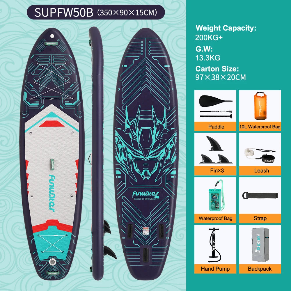 FunWater 335cm Blue Red Sup