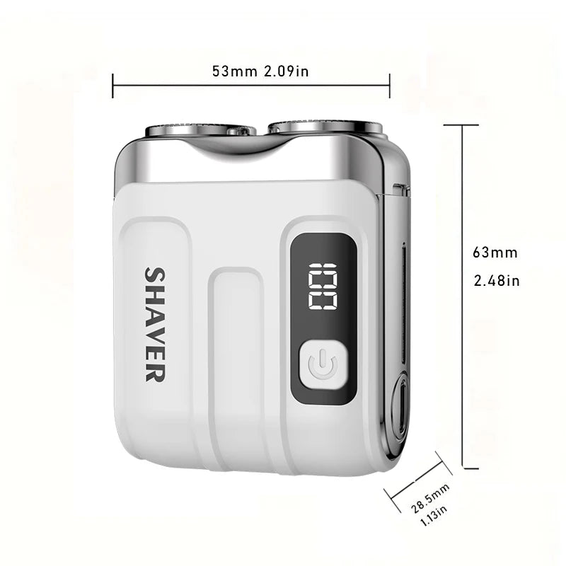 Smart shaver, electric razor, double head, full body
