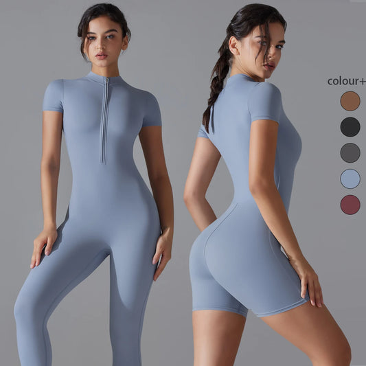 Women Bodysuits Fitness Sports Bodysuit Yoga Suit