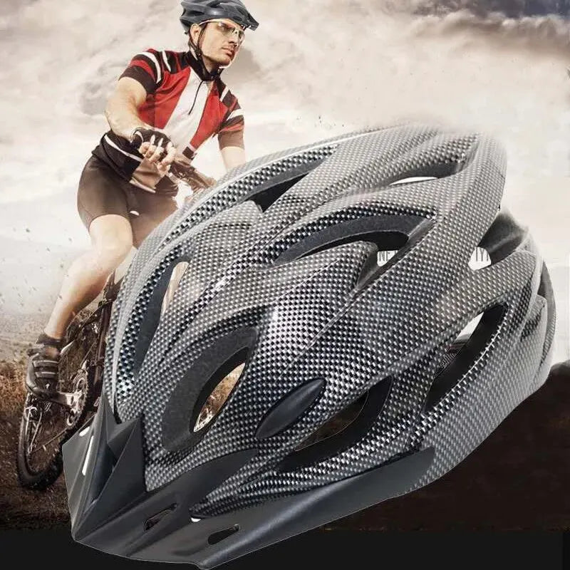 Fietshelm Comfort Voering Lichtgewicht Vezeltextuur Helm