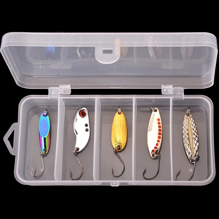 5pcs/lot Wobbler lures 3g/10g/15g Metal Vib Fishing