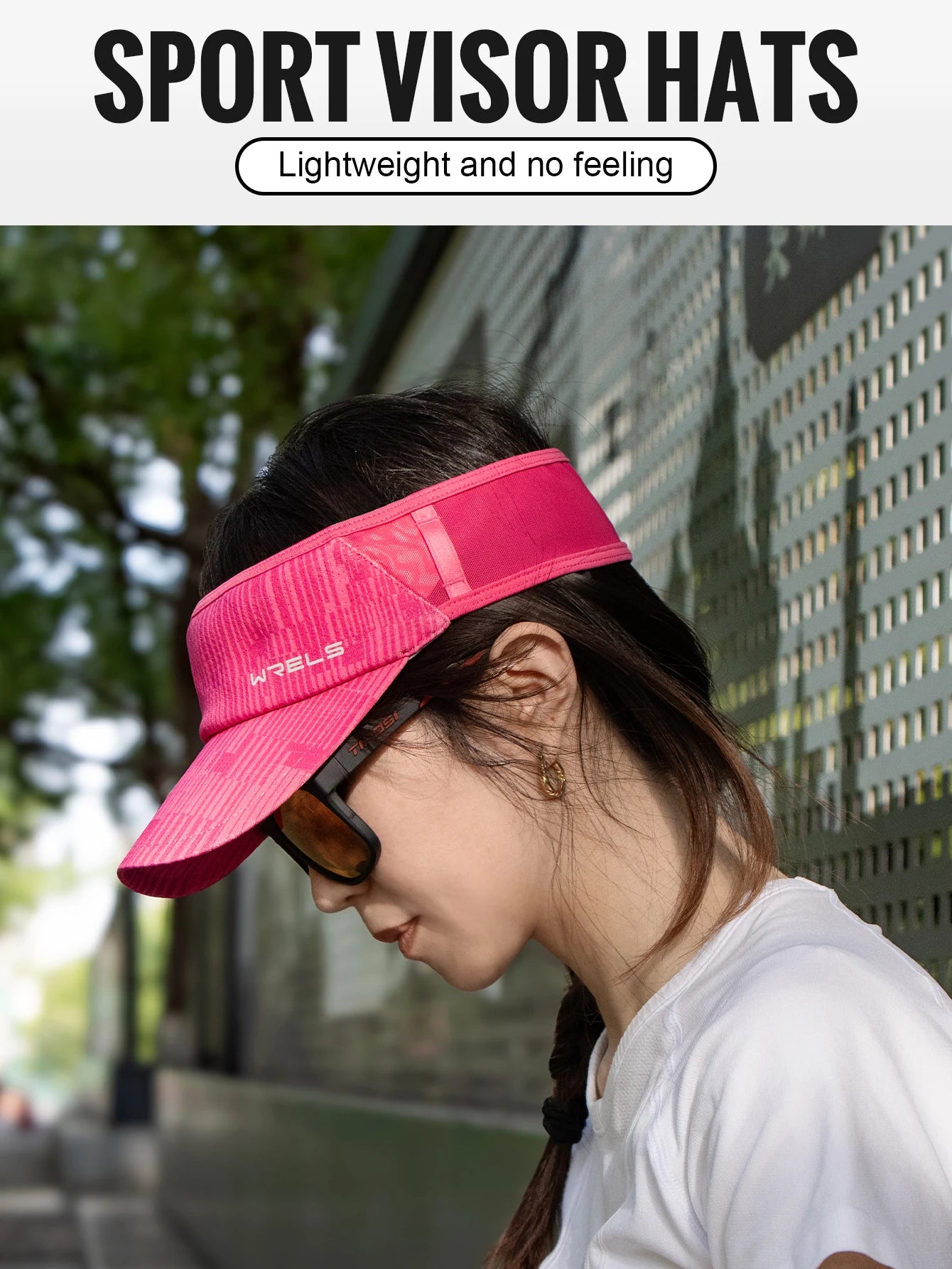 WRELS Sports Sun Visor Hats Adjustable Sun Visor Caps