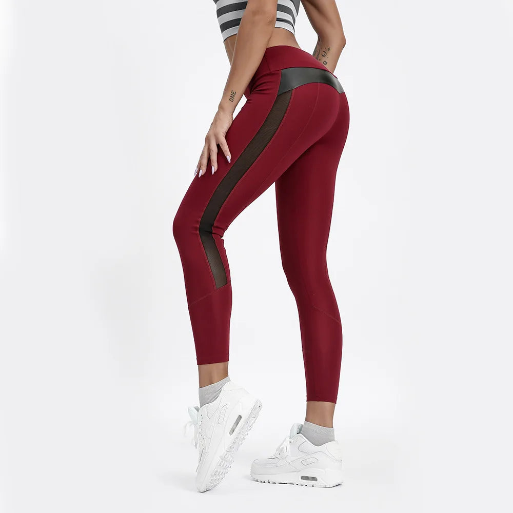 Yogaleggings Sport Dames Fitnesslegging