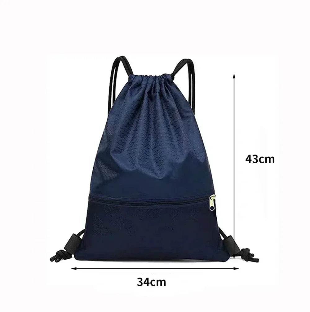 Sport 5 Color Drawstring Pocket Simple Backpack