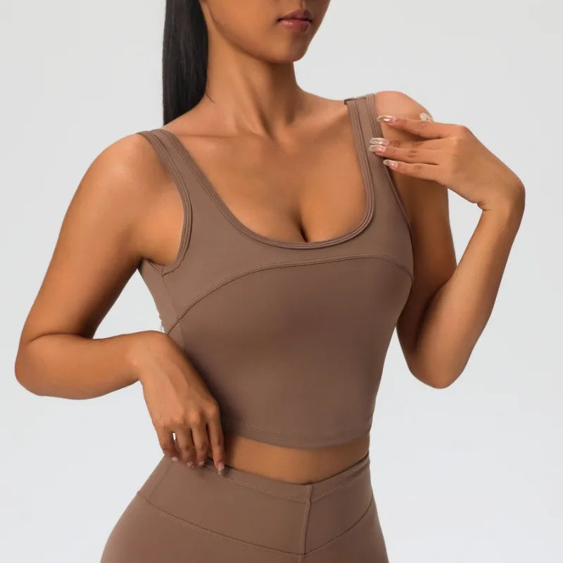 Fashion Sports Underwear Women Shockproof Gathering