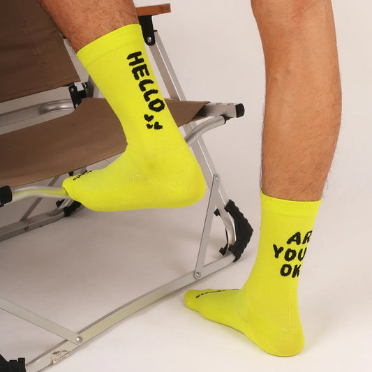 Fietssokken, wielersport, ademend, zweetabsorberend,