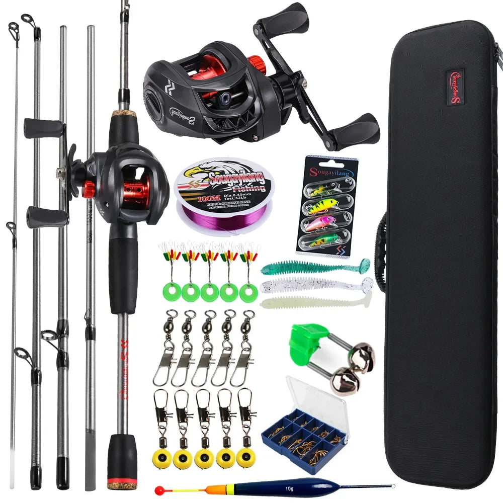 Sougayilang Baitcasting Fishing Rod and Reel Combo