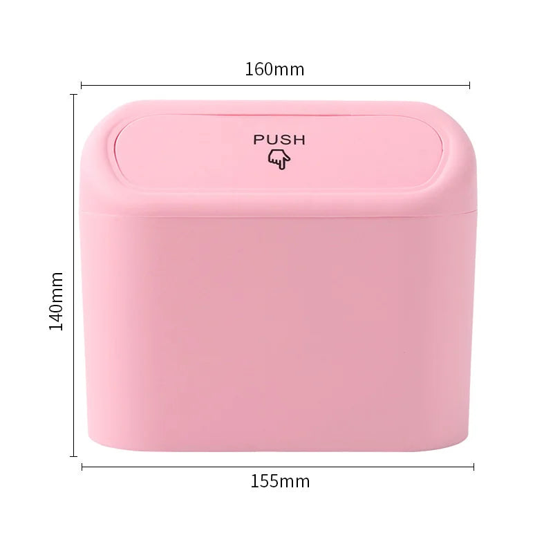Car Trash Can Universal Car Door Hanging Trash Bin Small
