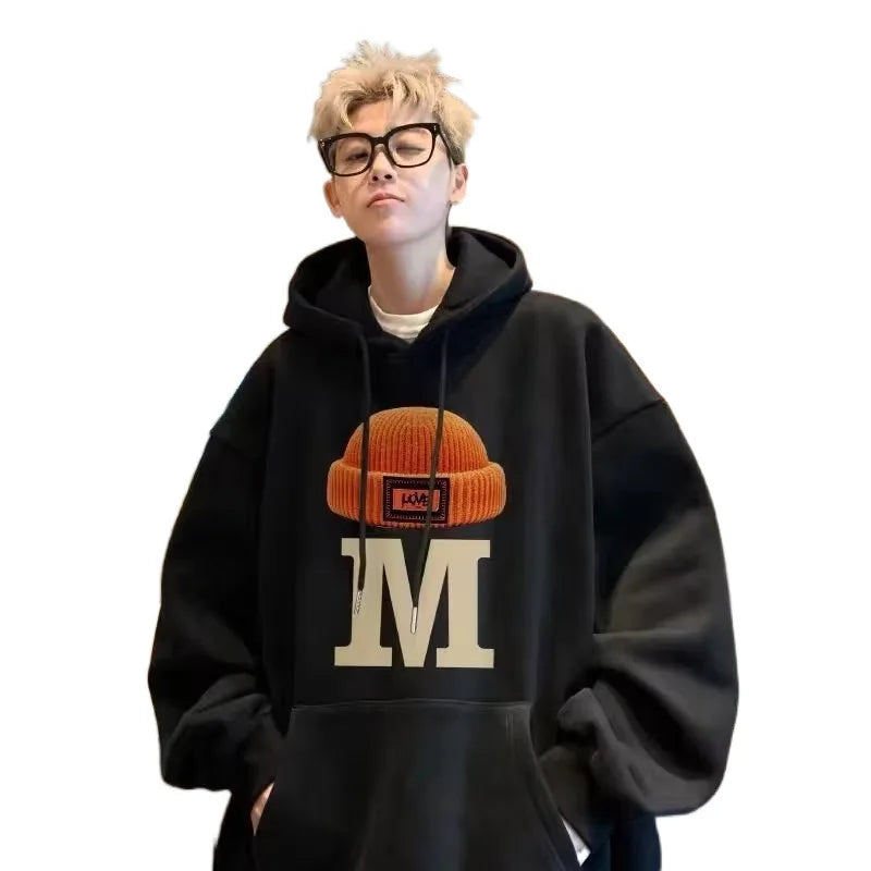 Hooded Hoodie Men's