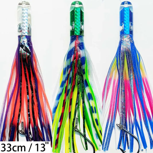 Trolling Fishing Lures, Rigged Skirted, Big Game, Marlin Tuna, Prowler, 13 ', 33cm