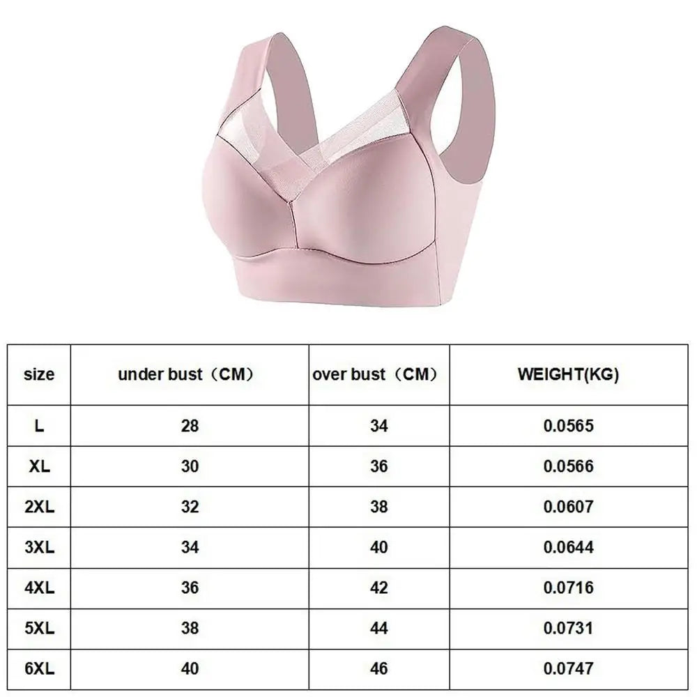 Vrouwen Posture Bra Draadloze Ergonomische Push-Up