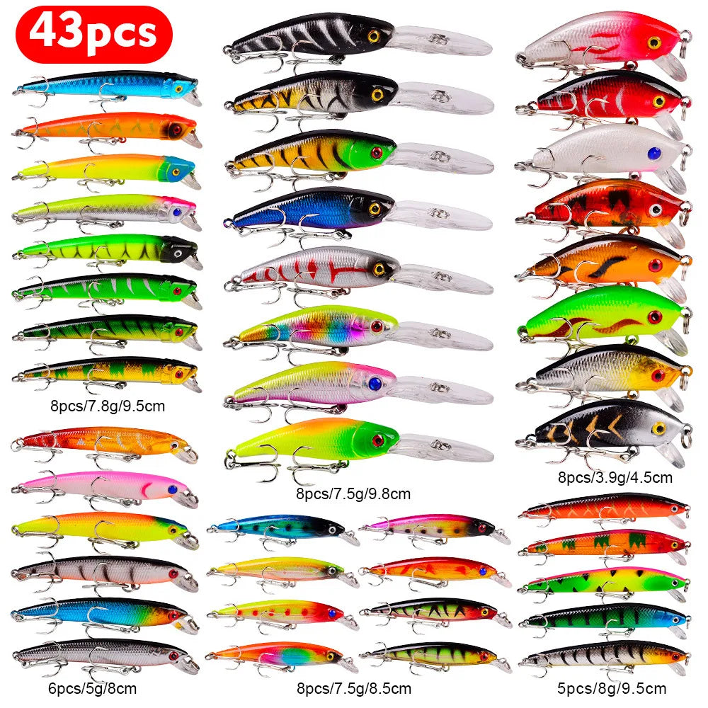 Fishing Lure Set Fishing Hard Bait Mini Minnow