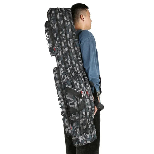 Lixada 3 Layers Fishing Pole Bag