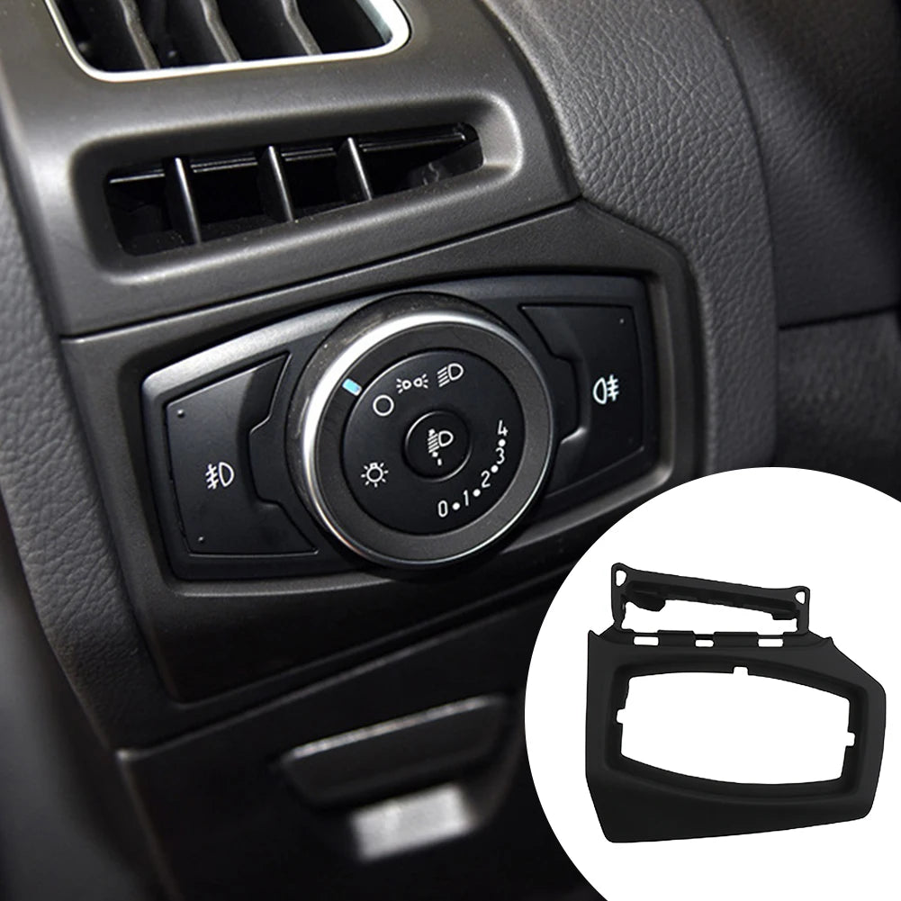 Dashboard Headlight Switch Button Frame Cover Trim Low&High