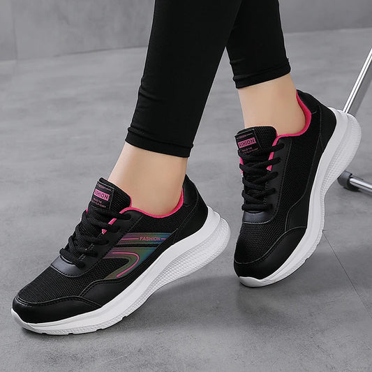 Sports shoes for women in spring and summer, lightweight,