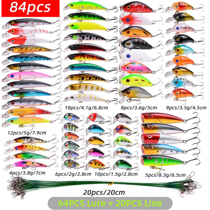 Mixed Fishing Lure Kits Crankbait
