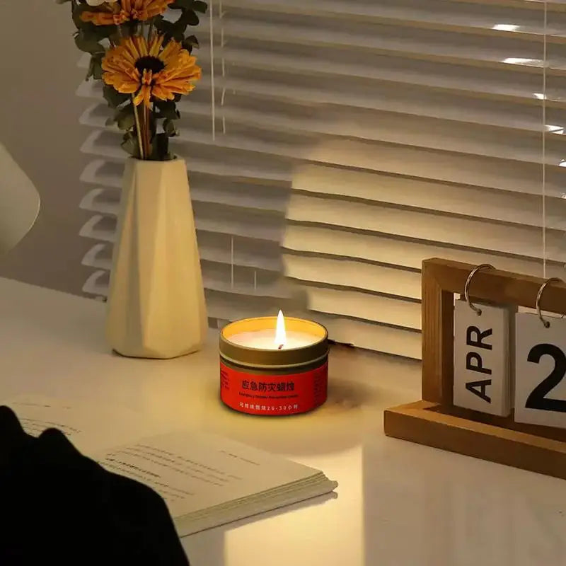 Windproof Candles 30 Hour Light Long Lasting