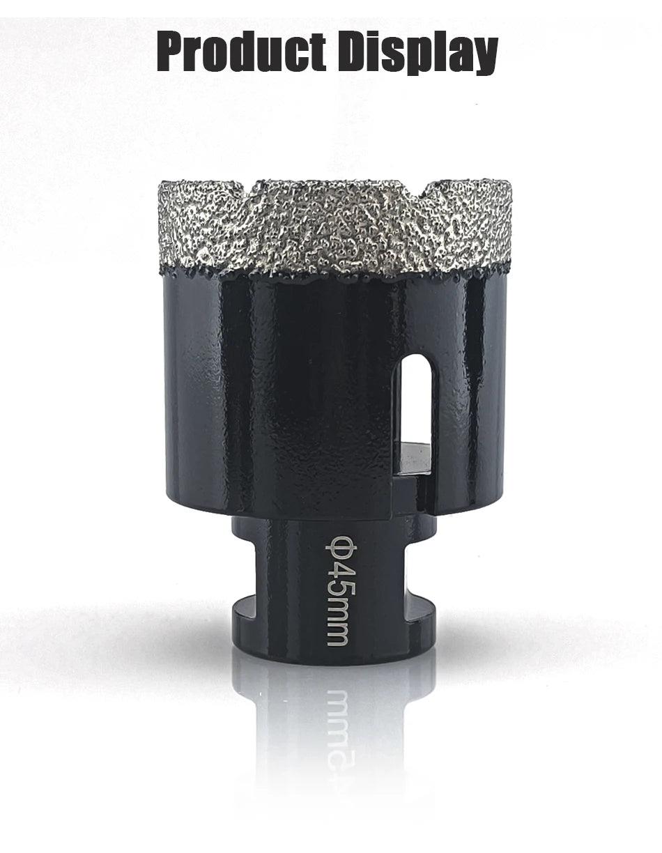 1 Pcs M14 Thread Diamond Dry Vacuum Brazed Drilling Core Bits