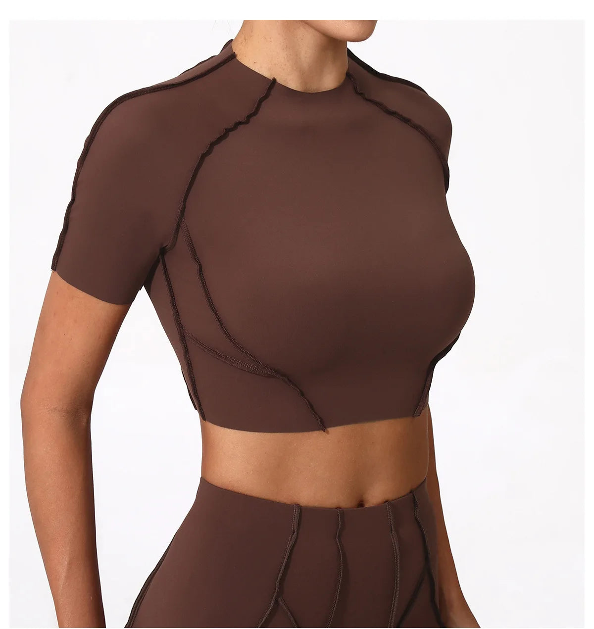 Sports T-shirt Women Fitness Top Short Sleeves Yoga Dance