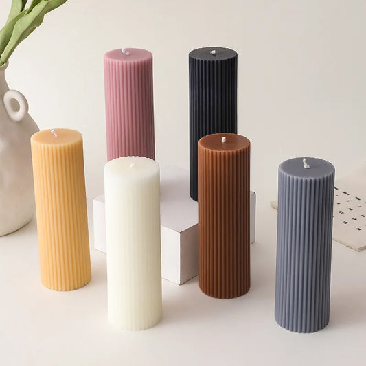 Pillar Candles Cylindrical gear candle household