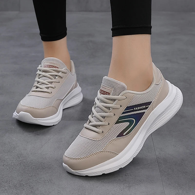 Sports shoes for women in spring and summer, lightweight,