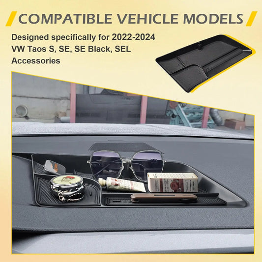 Dashboard Organizer Compatible with Volkswagen Taos 2022 2023 2024