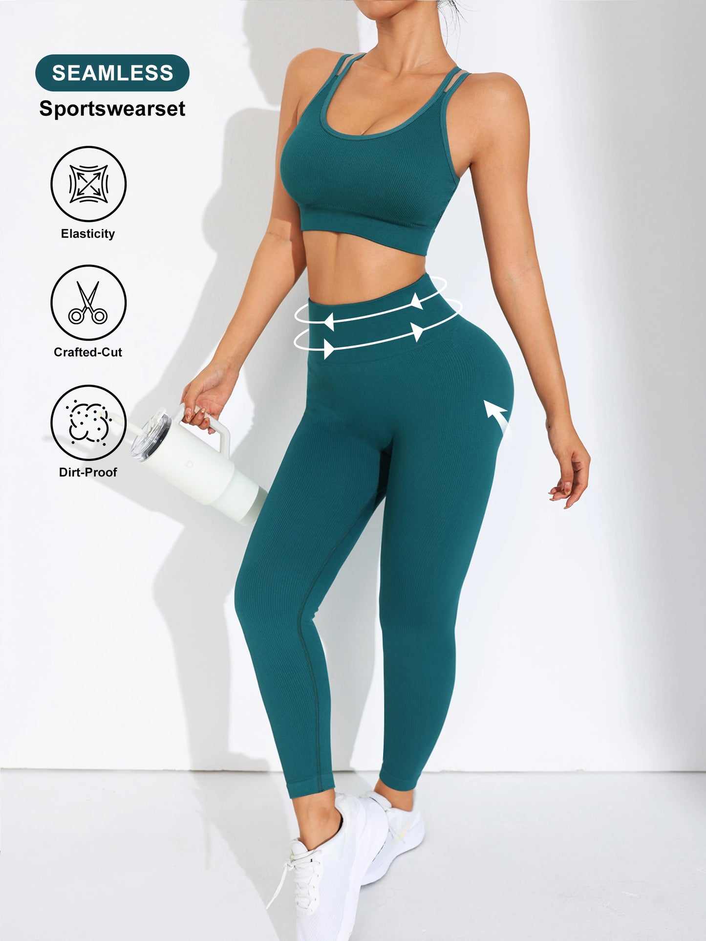 Women's Tracksuit Two Pieces Set Women Clothing Sportswear