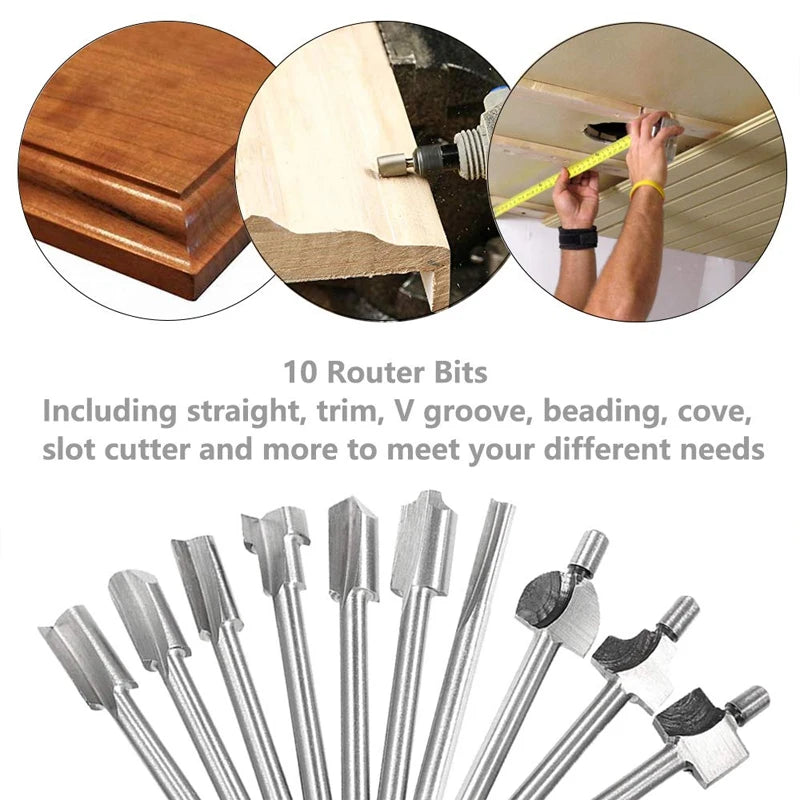 Houtbewerking Frees HSS Frees voor Dremel Rotary Tools