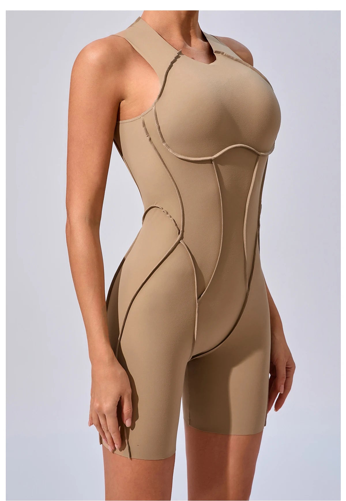 Sports Overalls Padding Sporty Jumpsuit Sportswear Woman