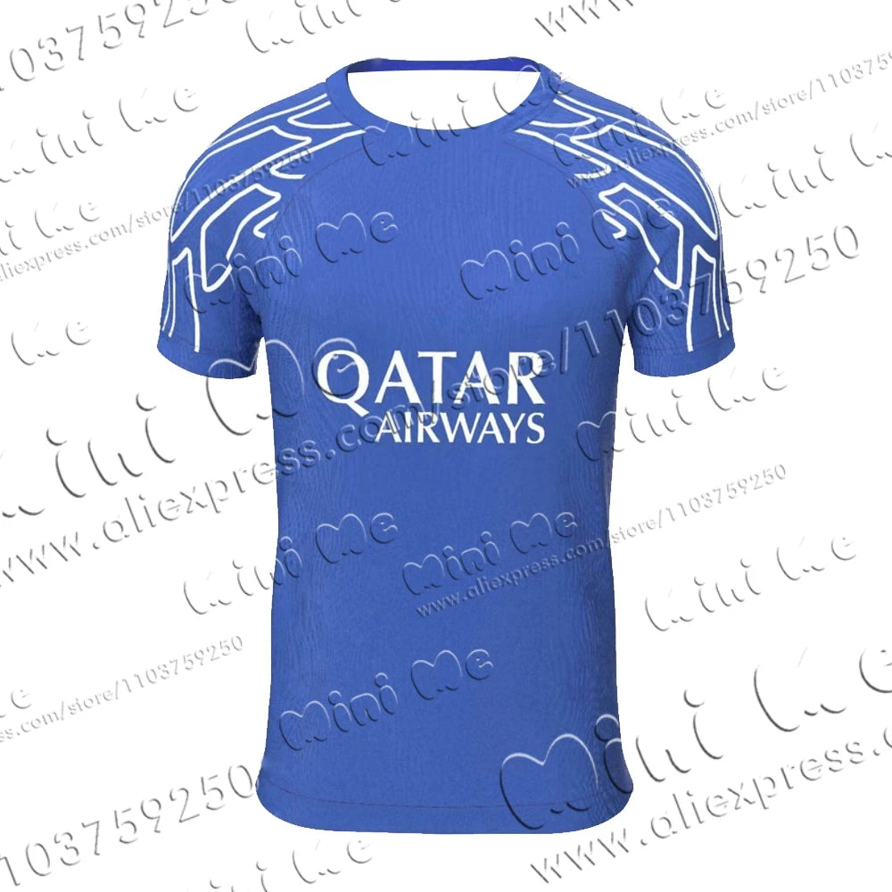 24-25 Men's PSG Fourth Football Shirt Youth Kids Sportwear