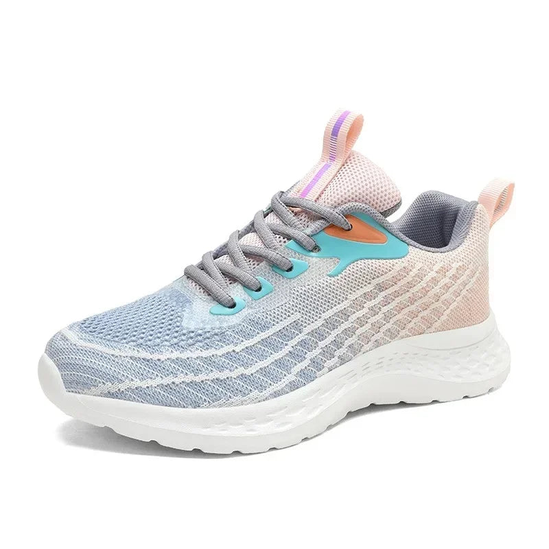 Women's Sports Shoes Spring 2025 New Knitted Casual Fashionable